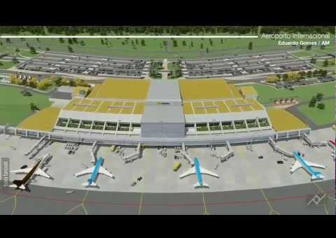 Veja como ficará o aeroporto internacional de Manaus após a reforma